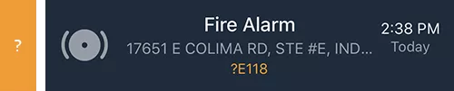 PulsePoint Unit Status Dispatched Not Acknowledged.